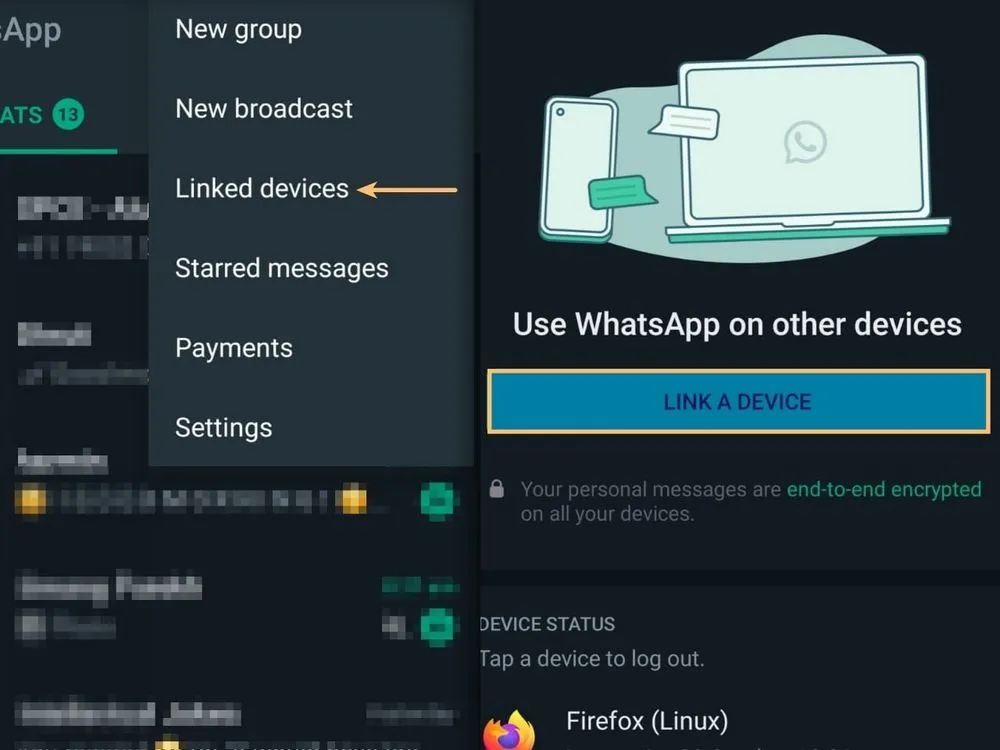 Инструкция по входу в WhatsApp Web через браузер